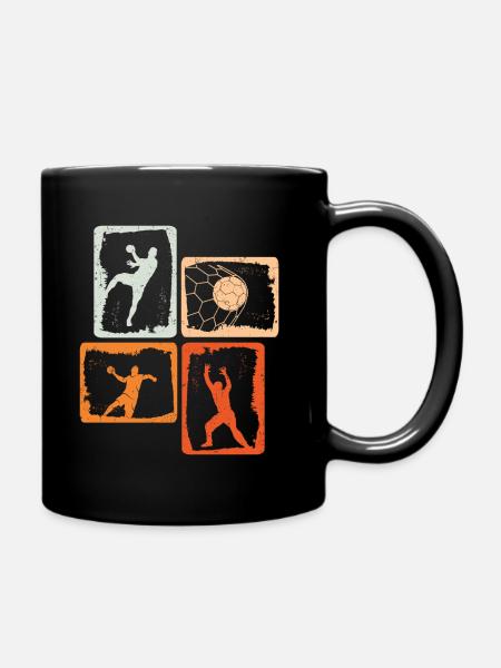 Joueurs de handball Joueurs de handball Enfants Joueurs de handball - Mug uni - noir