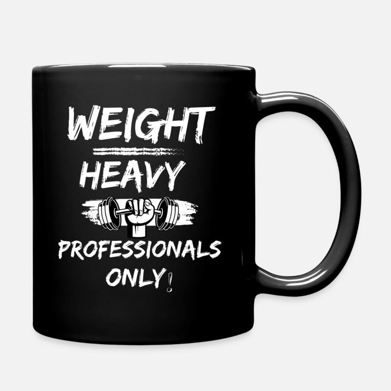 Bodybuilding - Tasse einfarbig - Schwarz