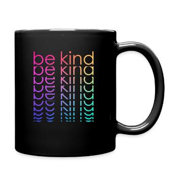 Motivation Soyez gentil | Positif inspirant - Mug uni - noir - Droite