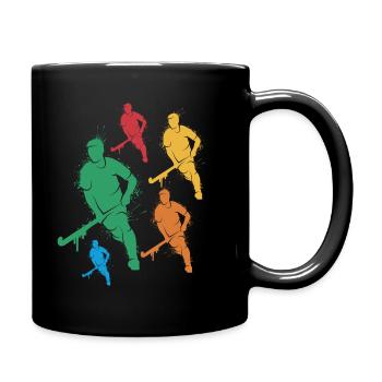 Joueur de hockey Garçons Hockey sur gazon Hockey pour enfants - Mug uni - noir - Droite