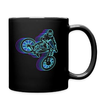 VTT VTT Cycliste Hommes VTT - Mug uni - noir - Droite