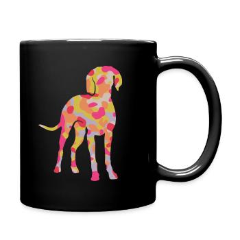 Weimaraner Hunde Hundemotiv Frauen Weimaraner - Tasse einfarbig - Schwarz - Rechts