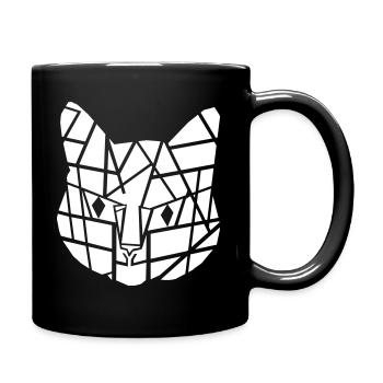 Cute Kitty Cat - Full Colour Mug - black - Right