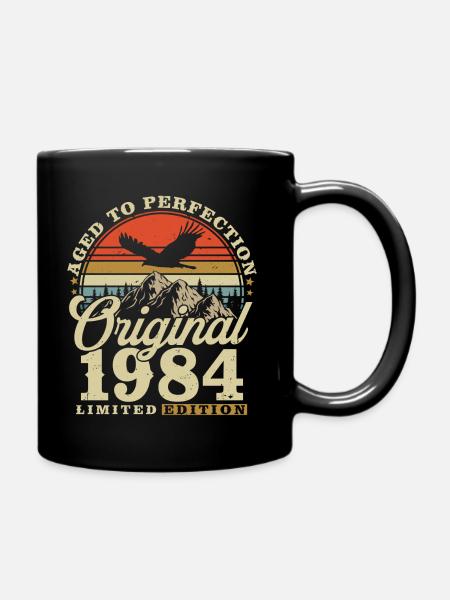 Original 1984 Vintage Vintage cadeau d’anniversaire - Mug uni - noir