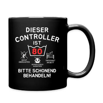 This controller is 80. Treat gently - Full Colour Mug - black - Right