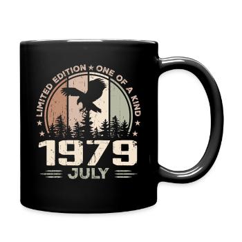 Incomparable since July 1979, 45th Anniversary - Full Colour Mug - black - Right