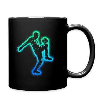 Joueurs de football Tours de football Garçons de football - Mug uni - noir - Droite