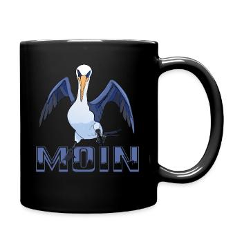 Moin Tölpel - Mug uni - noir - Droite