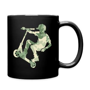 Camouflage Rider Trottinette Adolescent - Mug uni - noir - Droite