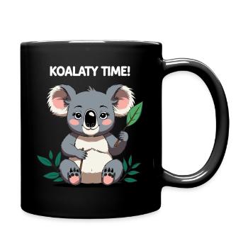 Koalaty Time - Cute Koala Design - Full Colour Mug - black - Right