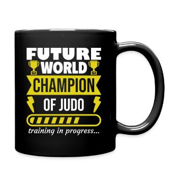 Future World Champion in Judo,Sports,Gift - Full Colour Mug - black - Right