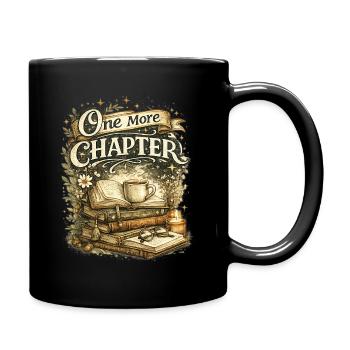 Another chapter: reading enthusiasts - Full Colour Mug - black - Right