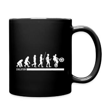 Evolution BMX Tshirt Design - Mug uni - noir - Droite
