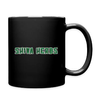 Shiva Herbs - Tasse einfarbig - Schwarz - Rechts