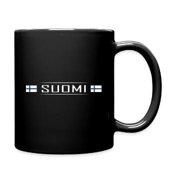 Suomi Pays Finlande Scandinavie Vacances Voyage - Mug uni - noir - Droite