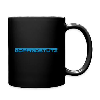 gopfridstutz schweizerdeutsche t-shirts - Tasse einfarbig - Schwarz - Rechts