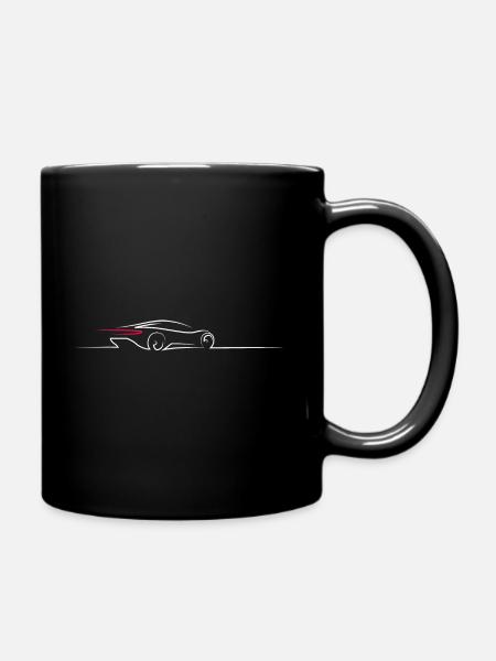 Voitures de sport automobile Voitures de course automobile Turbo Rally - Mug uni - noir