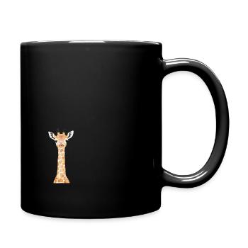 Baby giraffe - Full Colour Mug - black - Right