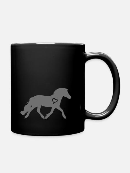 Fjordi gris - Mug uni - noir