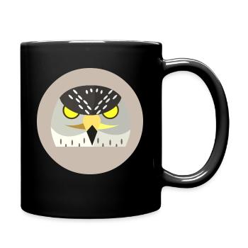 Hawk - Full Colour Mug - black - Right