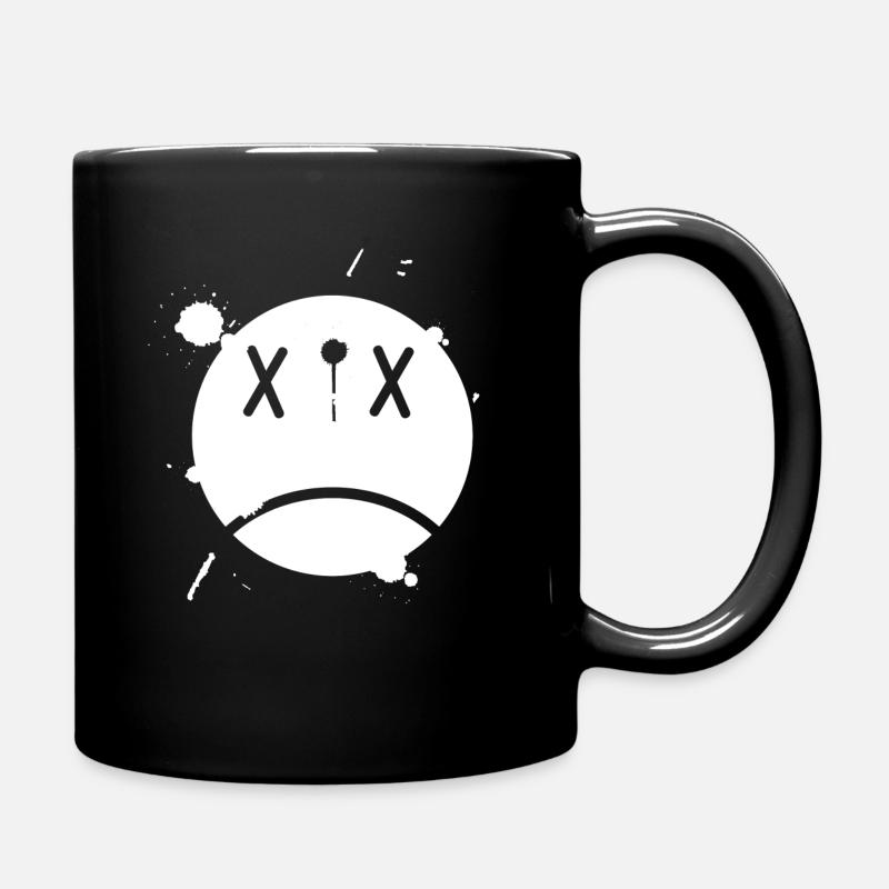 Smiley 01 - Full Colour Mug - black