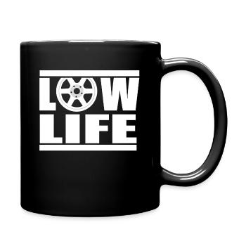LOW LIFE TUNING Geschenkidee Motiv Design Style - Full Colour Mug - black - Right