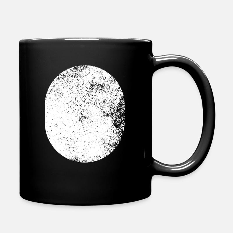SHAPES SHAPE GRUNGE - Full Colour Mug - black