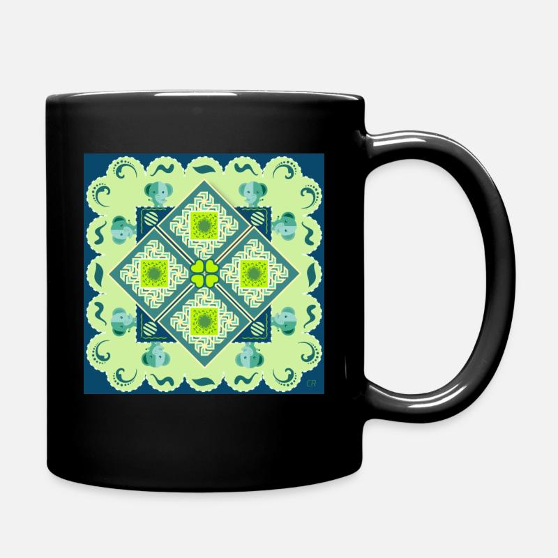 Grafik Kunst 🎨 - Tasse einfarbig - Schwarz