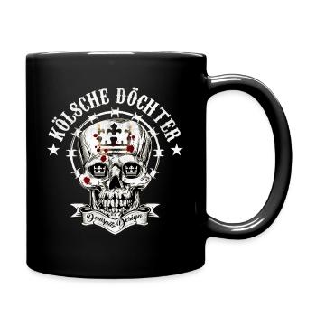 Kölsche Döchter - Tasse einfarbig - Schwarz - Rechts