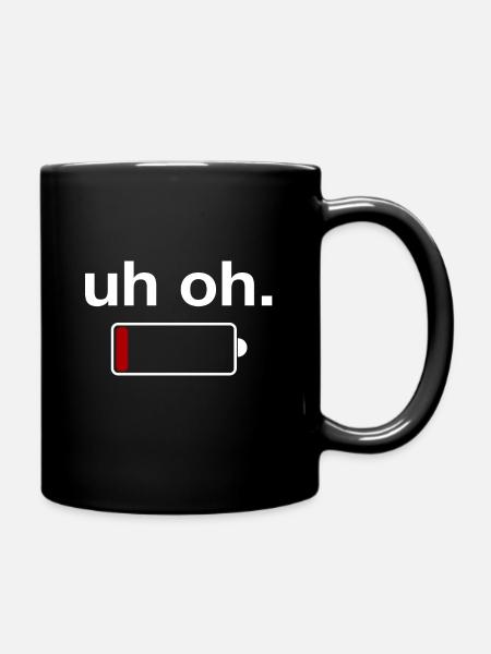 loading bar - Full Colour Mug - black