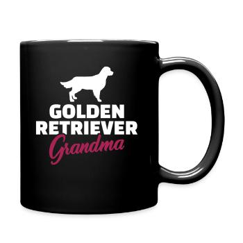 Golden Retriever - Mug uni - noir - Droite