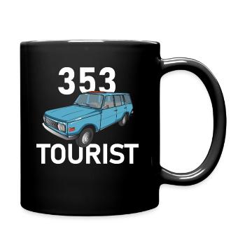 353 tourist - Full Colour Mug - black - Right