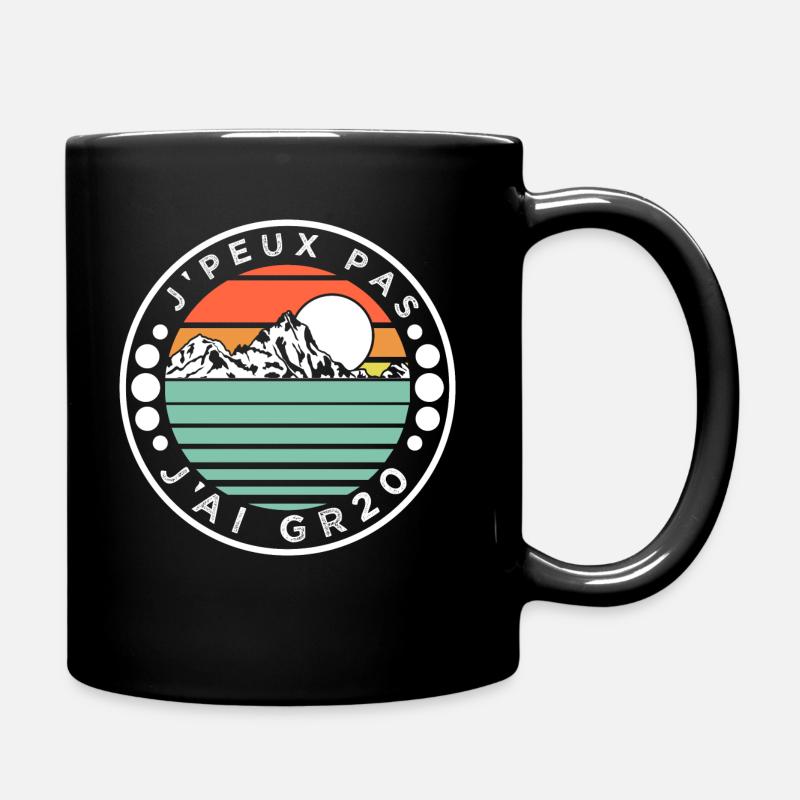 J'peux pas j'ai GR20 - Mug uni - noir