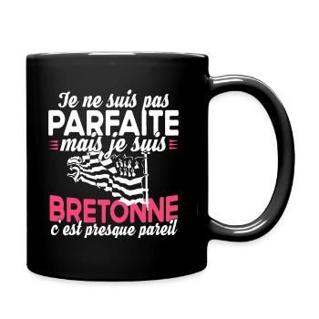 Bretonne Bretagne Brest Région France Cadeau - Mug uni - noir - Droite