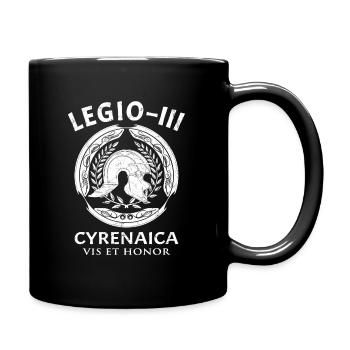 Legio 3 Cyrenaica - Tasse einfarbig - Schwarz - Rechts