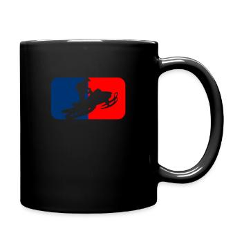 Schneemobil - Schneemobil - Schneemobil - Tasse einfarbig - Schwarz - Rechts