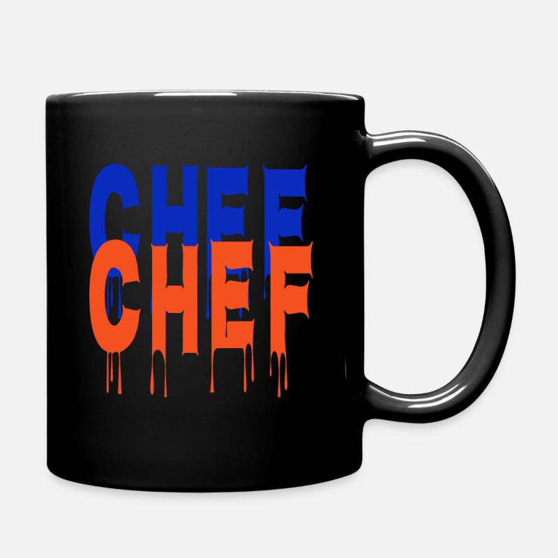 Chef. Desing pour tous les chefs - Mug uni - noir