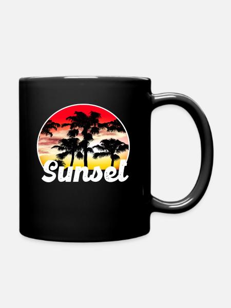 Sunset - Mug uni - noir