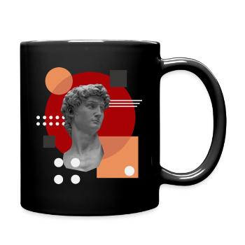 David - Tasse einfarbig - Schwarz - Rechts