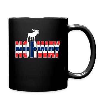Drapeau de la Norvège - Mug uni - noir - Droite