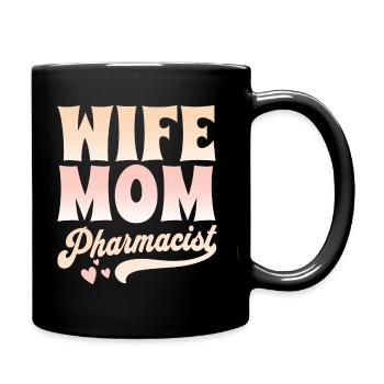 Idée Mignonne Pour Maman Femme Maman Pharmacienne - Mug uni - noir - Droite