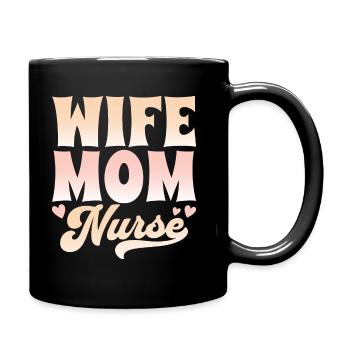 Idée Mignonne Pour Maman - Femme Maman Infirmière - Mug uni - noir - Droite