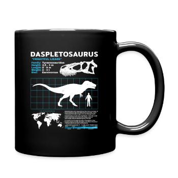 Fiche technique du Daspletosaurus - Mug uni - noir - Droite