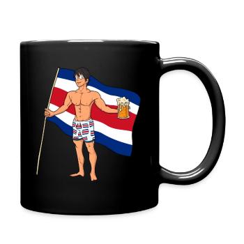Costa Rican Hot Boy - Full Colour Mug - black - Right