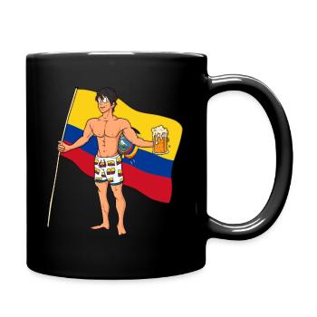 Ecuador Hot Boy - Full Colour Mug - black - Right