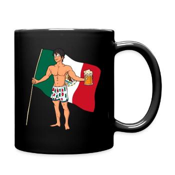 Mexico Hot Boy - Full Colour Mug - black - Right