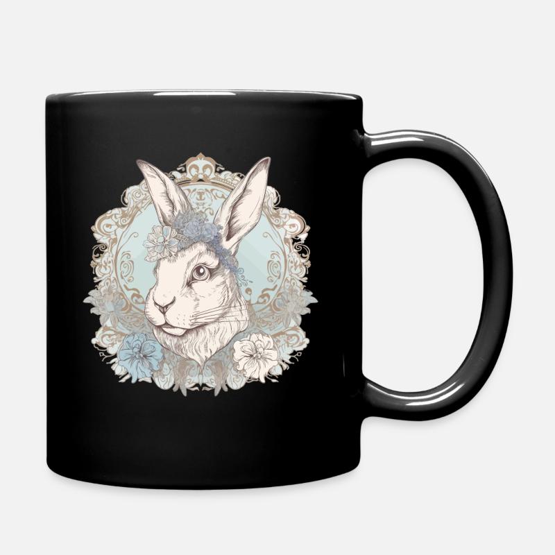 Lapin lapin Art historique - Mug uni - noir