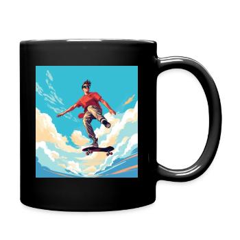 Die Herren der Bretter - Lords of the Board - Full Colour Mug - black - Right