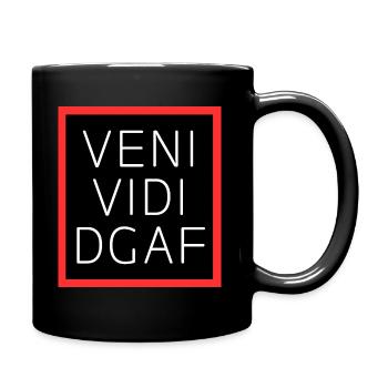 Veni Vidi Vici Dgaf - Full Colour Mug - black - Right