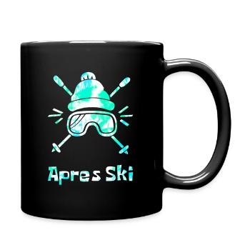 Skifahren Apres ski - Tasse einfarbig - Schwarz - Rechts
